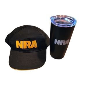 NRA Hat and 16 oz Insulated Cup